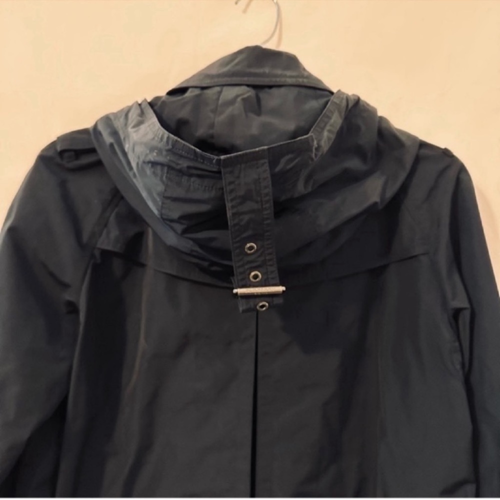 Burberry | Coat/Jacket | Burberry Brit Rain Jacket with Detachable Hood … - Picture 3 of 16